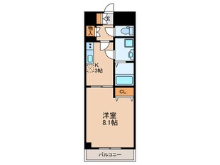 プランドール城見通の物件間取画像